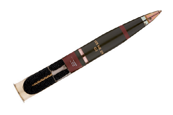 105mm HE BB ER G3 NATO ARTILLERY AMMUNITION
