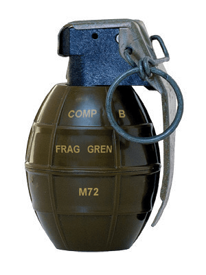 HAND GRENADE FRAG M72