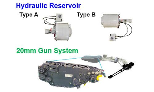 Hydraulic Reservoir & 20mm Gun System