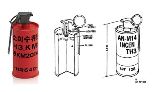 KM14 TH3 Incendiary Hand Grenade 