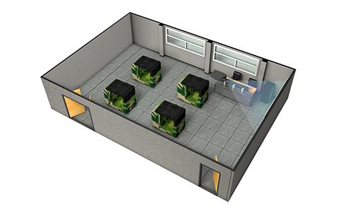Military-Purposed Driving Simulator