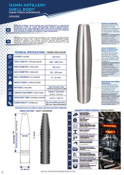 122 mm Artillery Shell Body
