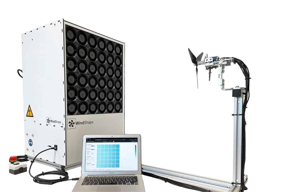 Prop Testing Station with Wind Tunnel