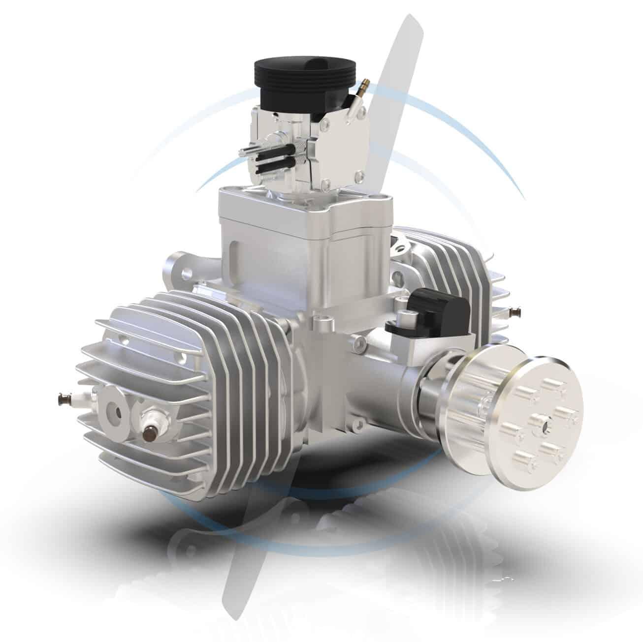 SP-110 TS ROS Two Stroke Engine (exhaust at the top)