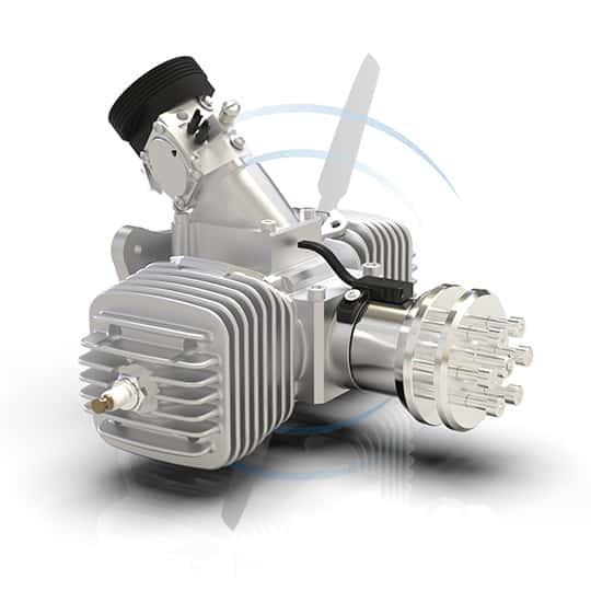 SP-56 Two Stroke Engine (exhaust at the top)