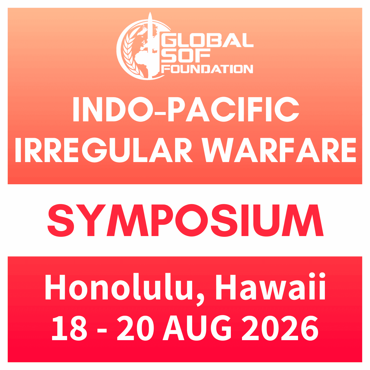 Indo-Pacific Irregular Warfare Symposium 2026